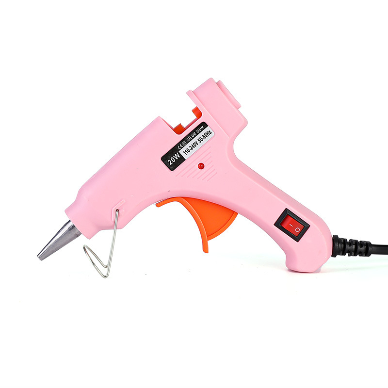 Hot melt glue gun, handmade household hot melt glue gun, glue stick, 20W/7mm hot melt strip, plastic welding gun, hot melt glue gun pic 12