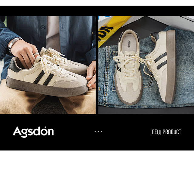 真皮德训鞋男2025新款复古男士休闲板鞋春夏透气厚底阿甘运动男鞋详情15