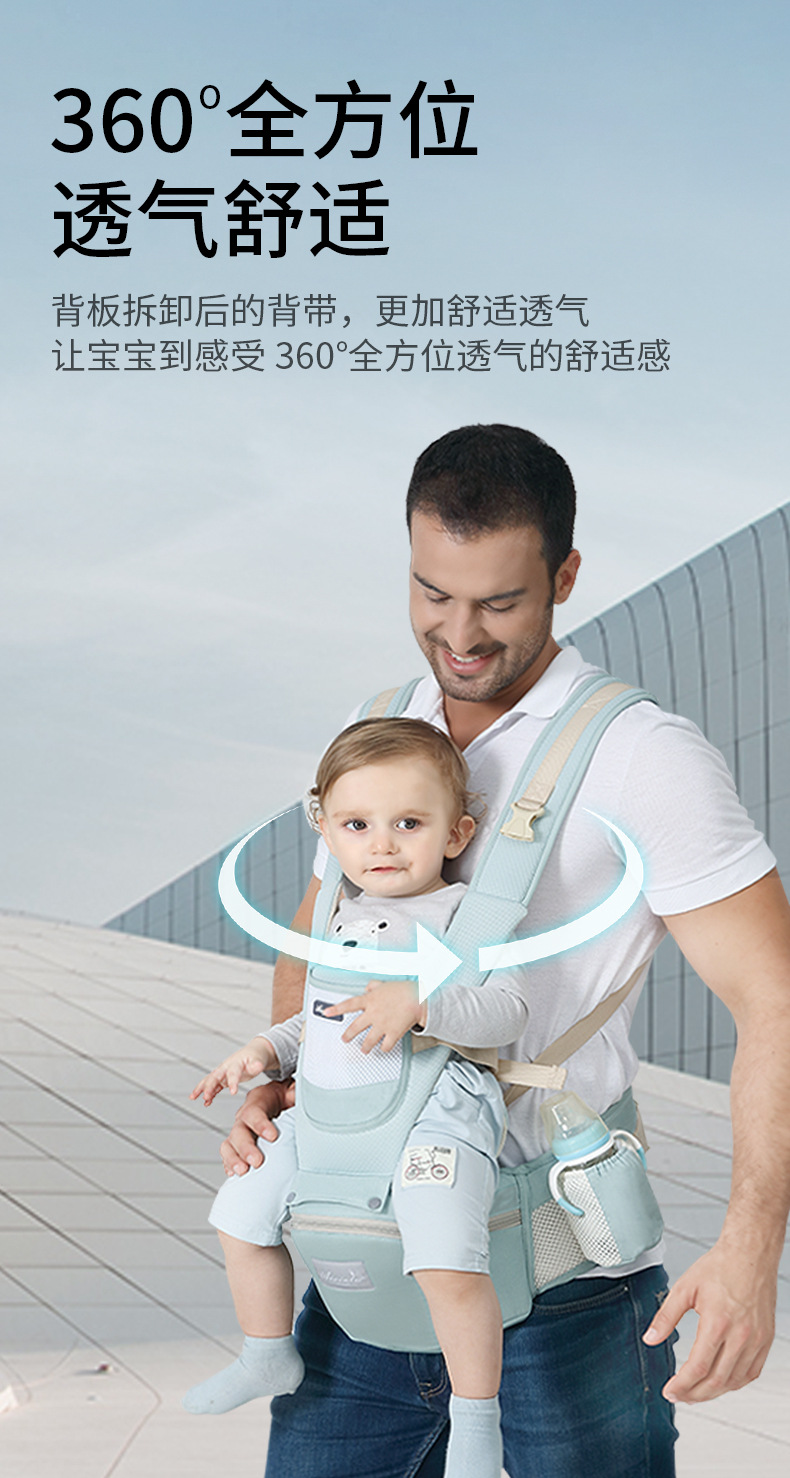 工厂现货  婴儿背带    婴儿腰凳   四季多功能通用 CPC  CE证书详情8