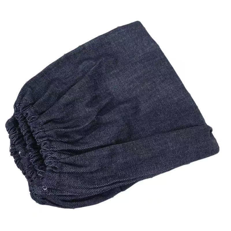 Denim sleeves, flat mouth, elastic, long canvas dust-proof sleeves, thickened welded, stain-resistant, durable and hardworking protective sleeves pic 6