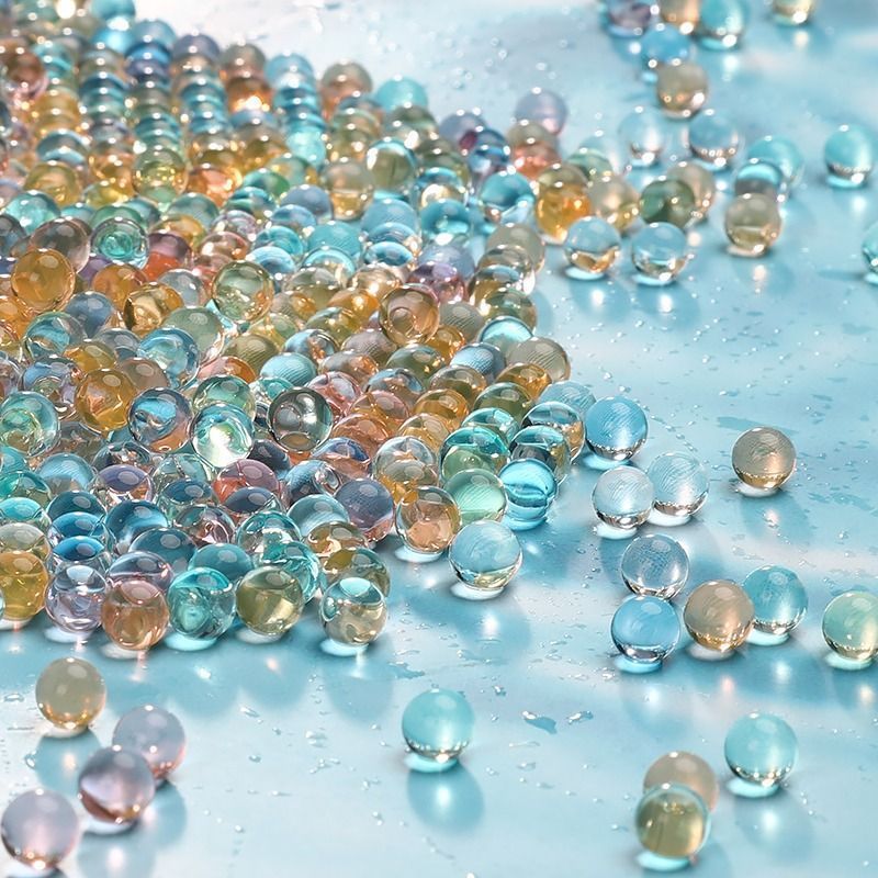 水晶弹珠水弹7-8mm干水弹小方瓶装约100g儿童玩具详情7