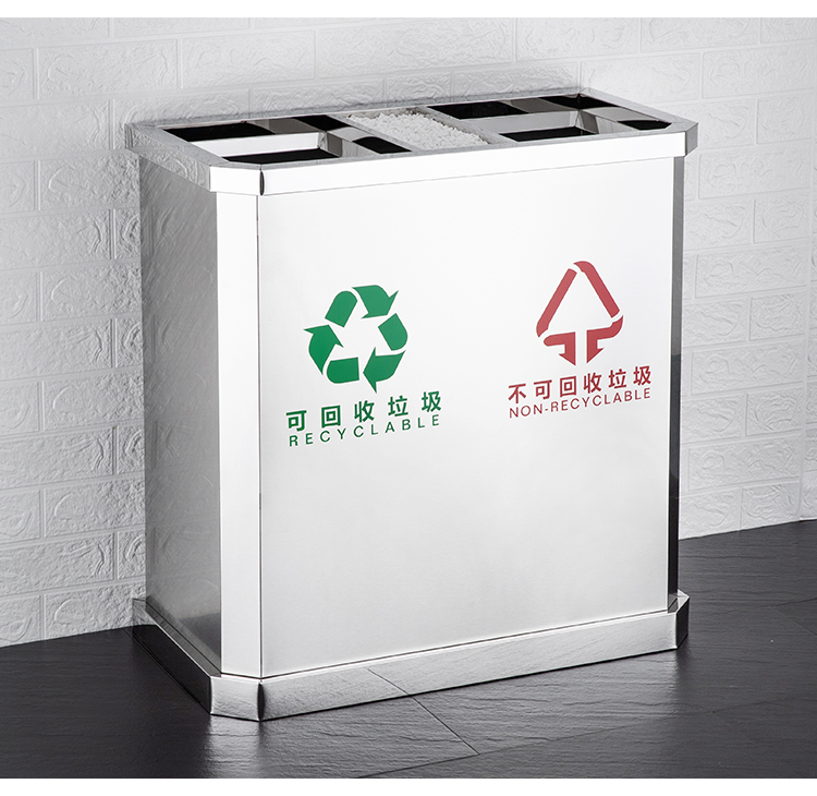 #不锈钢吸烟垃圾桶酒店大堂户外烟灰缸公司分类商场公共场合包邮详情21