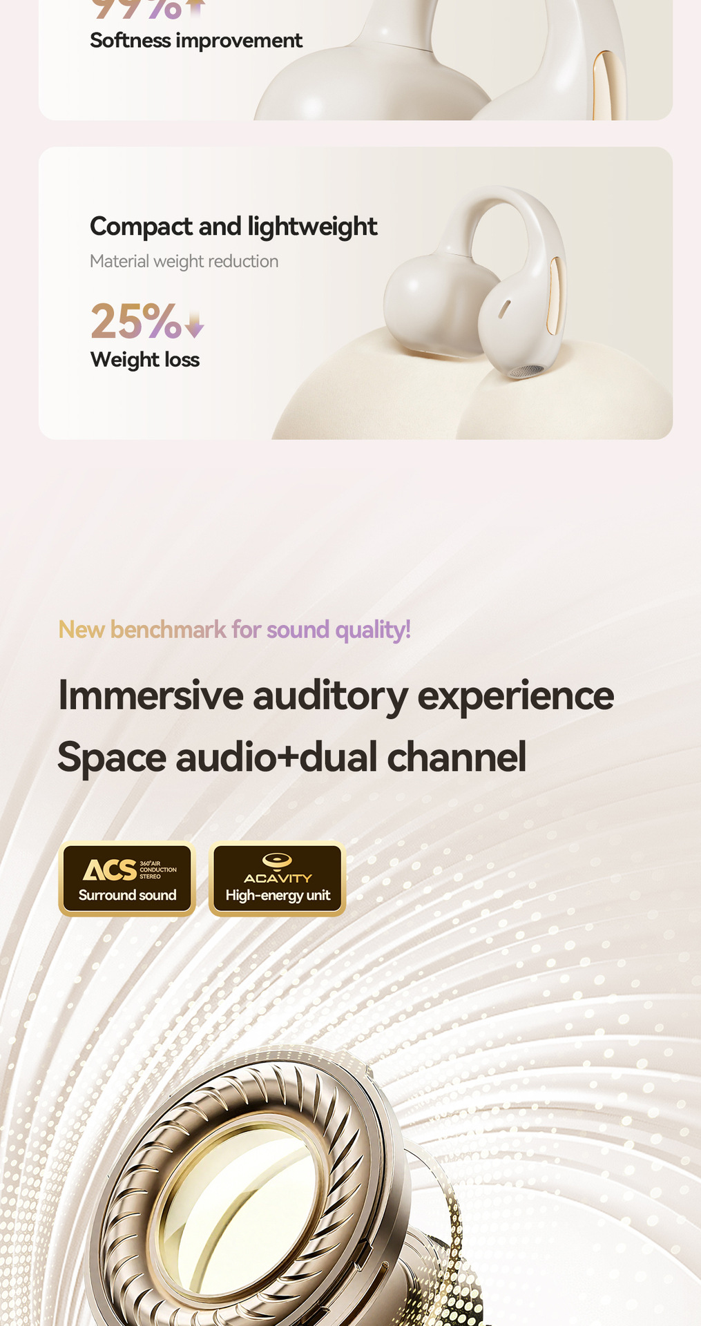Crossover nuevo M158 bluetooth auriculares clip de oído digital larga duración alta calidad de sonido huqiang bei al por mayor pic 6