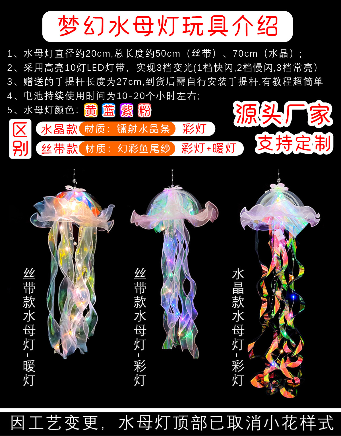 新款网红爆款发光水母灯笼成品生日节日礼品摆摊发光玩具厂家批发详情3