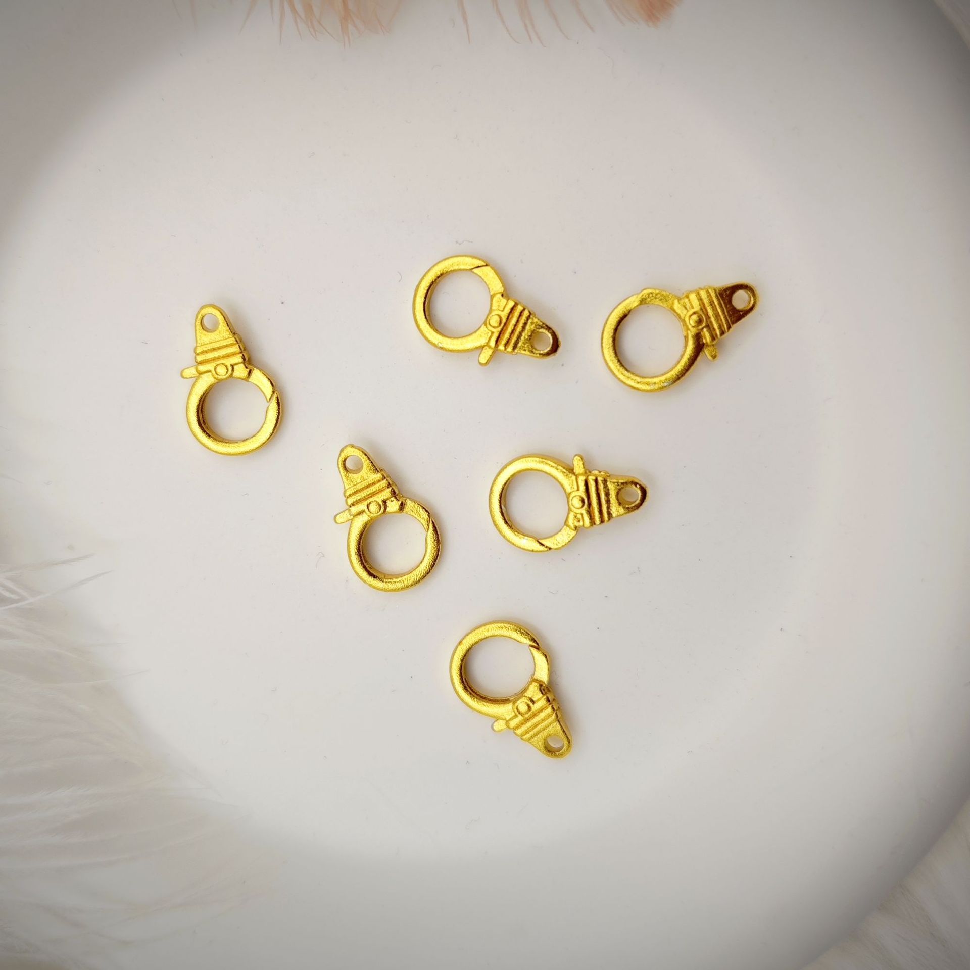 保色古法金饰品扣异型扣diy手链项链扣连接扣详情16
