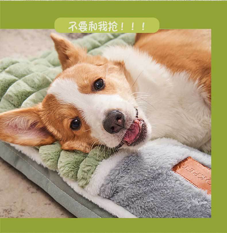 Winter pet sleeping MATS for warmth, detachable and washable, non-stick dog bed sleeping MATS, pet bed MATS, autumn and winter tear-proof floor blankets pic 18