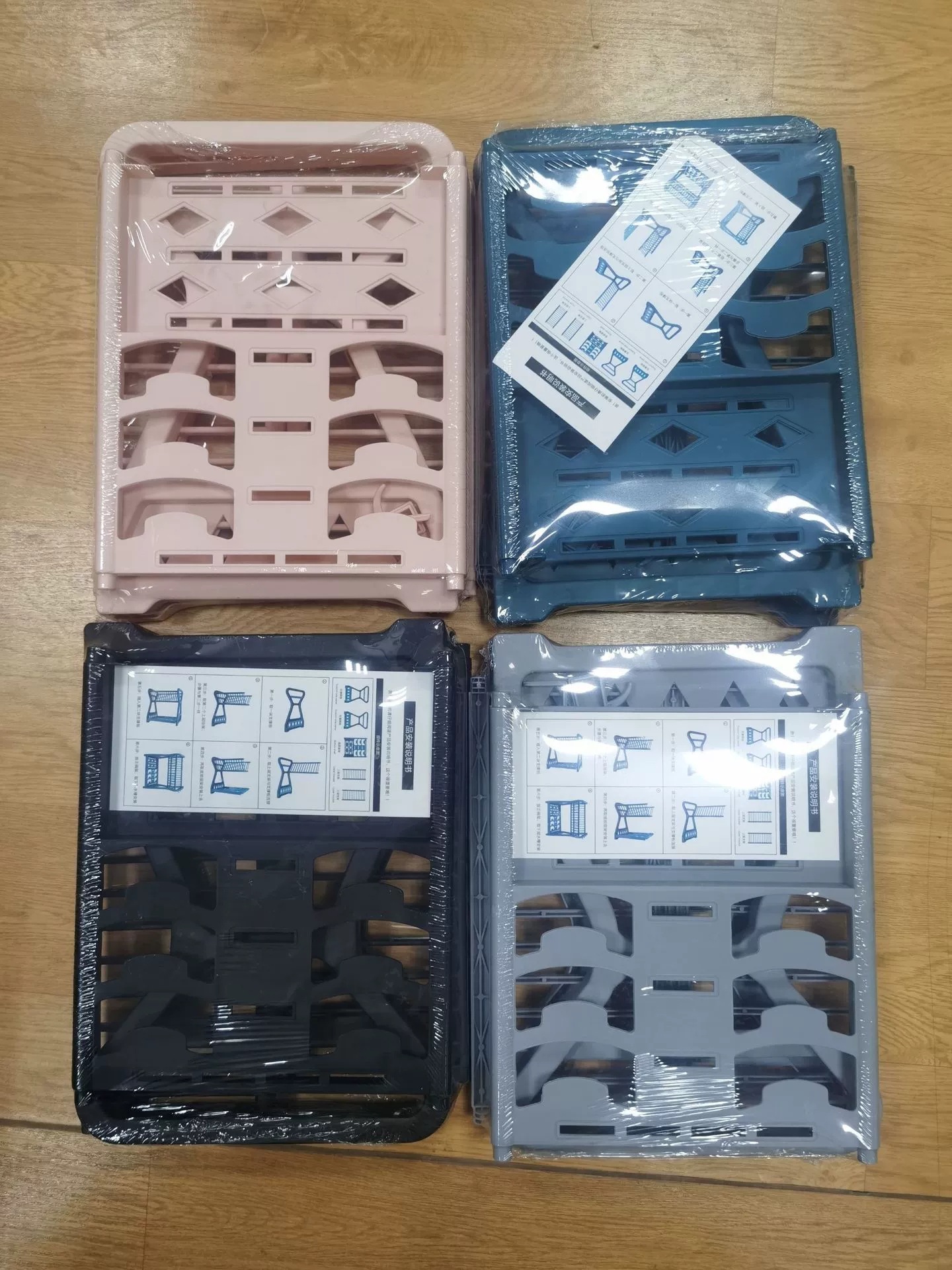 热销东南亚厂家直供简易款厨房双层沥水碗盘收纳架多用置物架详情10