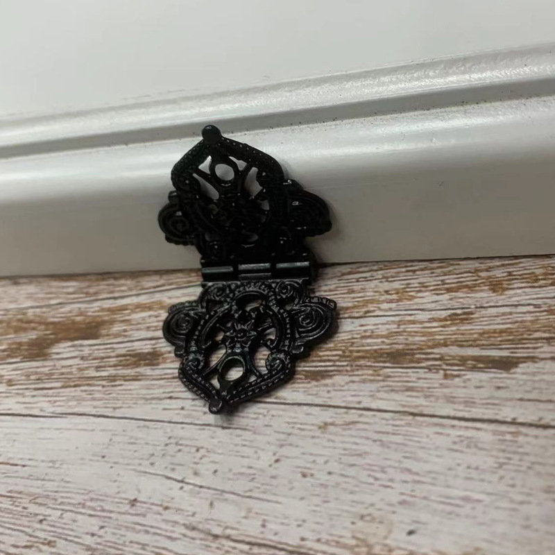 Antique-style printed hinges, zinc alloy antique-style small hinges, wooden box, gift box, furniture hardware accessories, gift box hinges pic 4