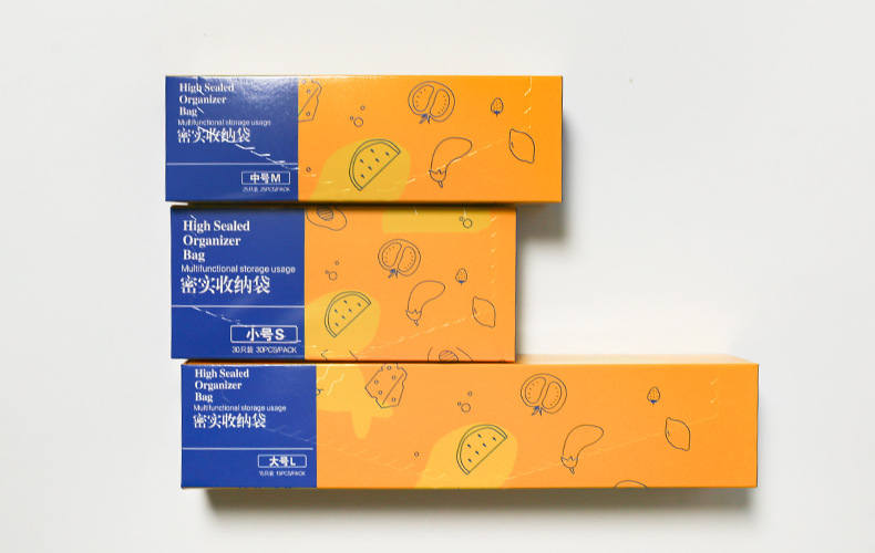 Food sealing bags, household preservation bags, self-sealing bags for freezing, plastic sealing bags for refrigerators, food portioning bags, food bags pic 1