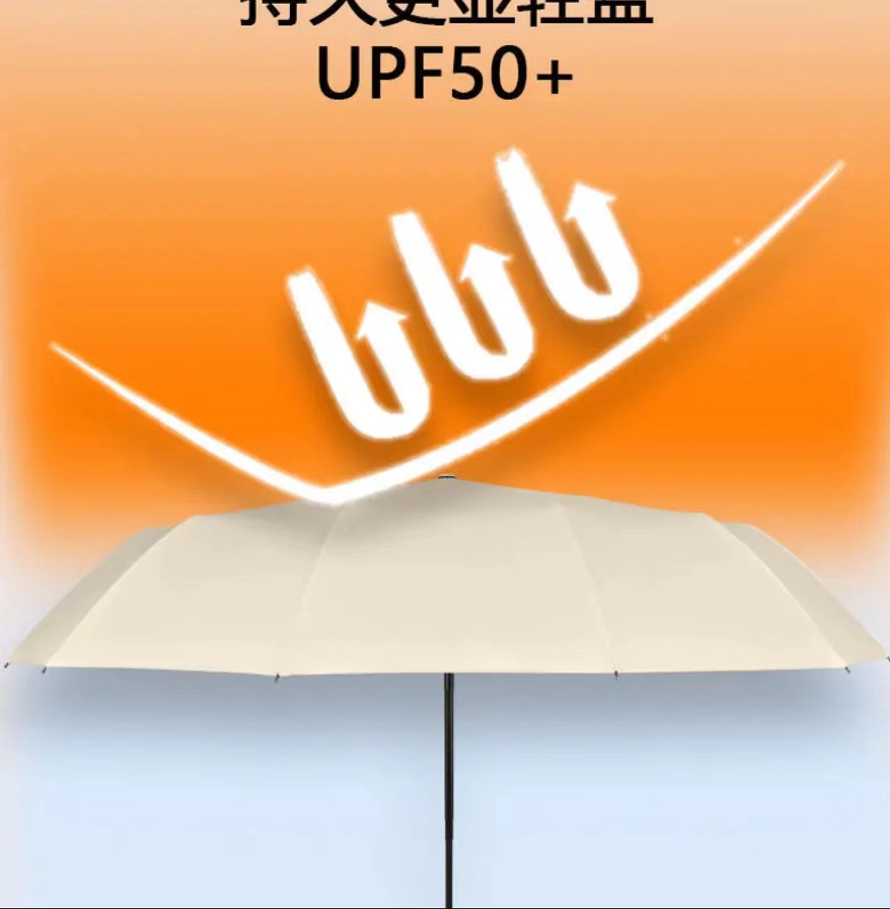 Wholesale 24-bone fully automatic umbrella, double-bone wind-resistant and thick black rubber sun protection, all-weather umbrella factory direct sales pic 6