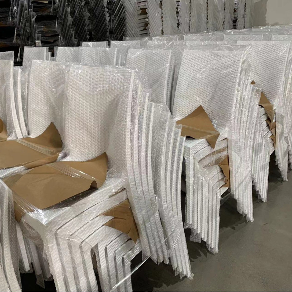Starlight imitation rattan dining chairs, outdoor lawn wedding reception chairs, wholesale white stools, household plastic backrest chairs, leisure chairs, furniture dining chairs, chairs, stools, rattan chairs pic 12