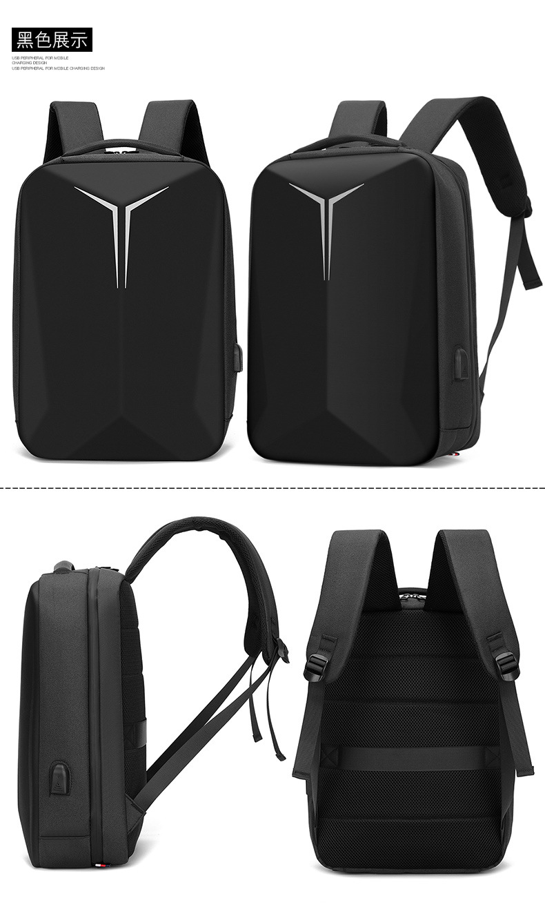 Hard-shell business backpacks for men, casual waterproof backpacks for men, multi-functional computer backpacks and schoolbags as gifts pic 15