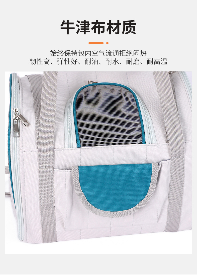 Rongka Pet Cross-border Portable Pet Bag, Portable Pet Backpack, Backpack, Breathable and transparent cat and Dog bag pic 9