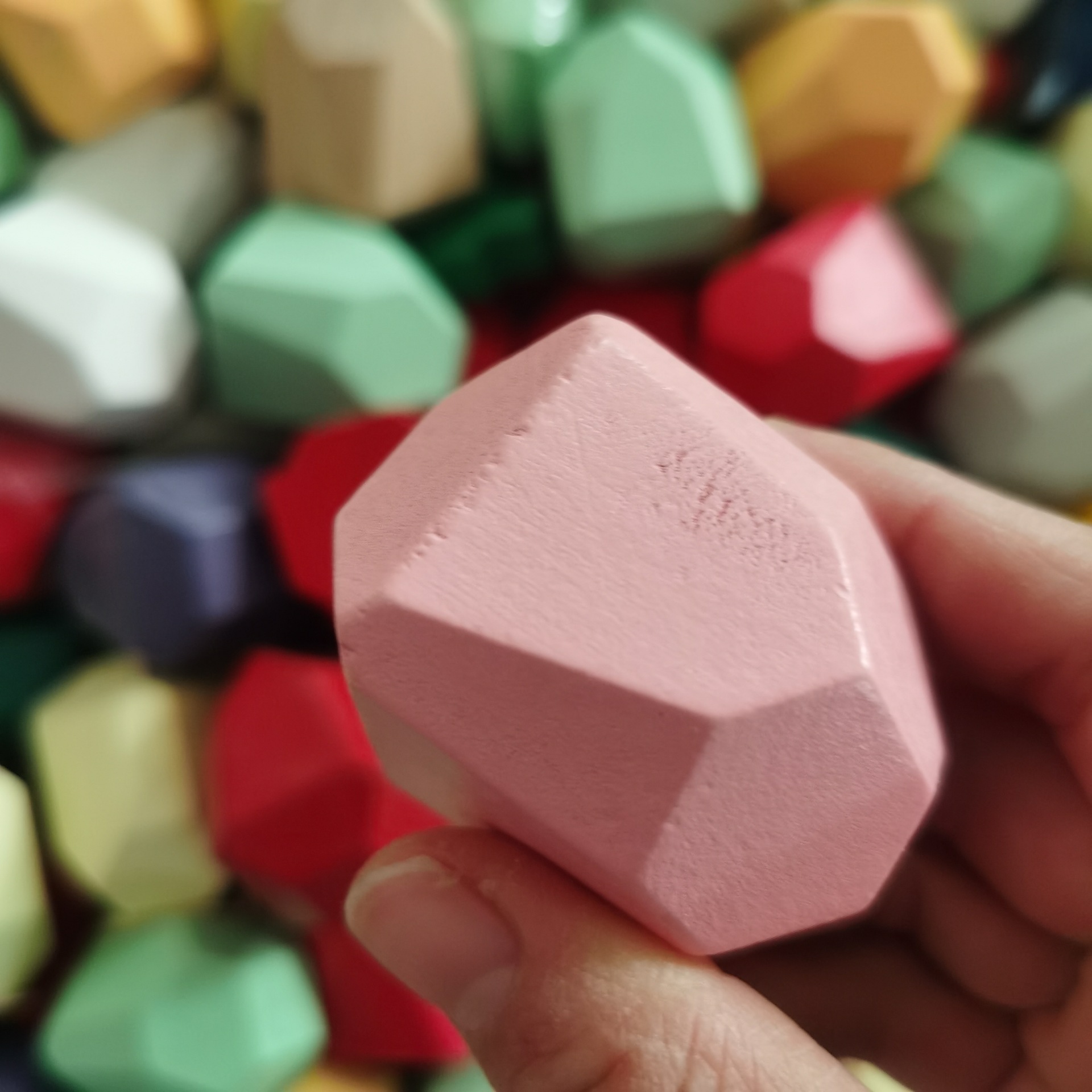 Flawed Stone stacking puzzle, colorful building blocks, Stone stacking, Jenga toy figurines, training boys and girls, stones pic 7