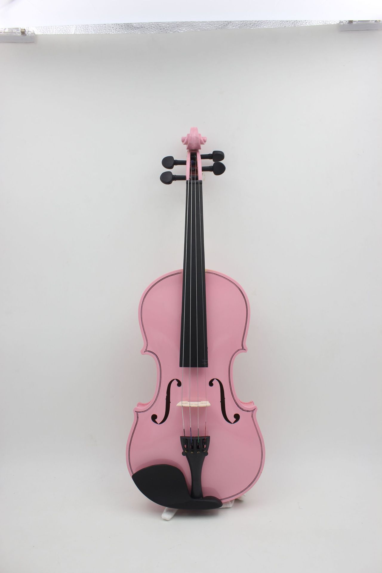 Factory direct sales of colored violins, wooden violins, beginners, adults and children practice solid wood violins (violin) pic 10
