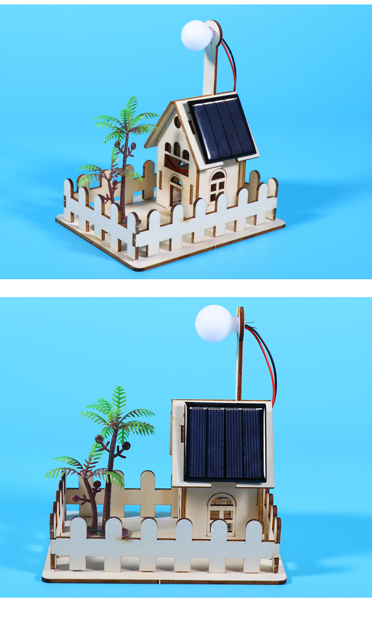 Science Experiment Solar street lamp, physical science experiment equipment, solar garden lamp, small technology production pic 9