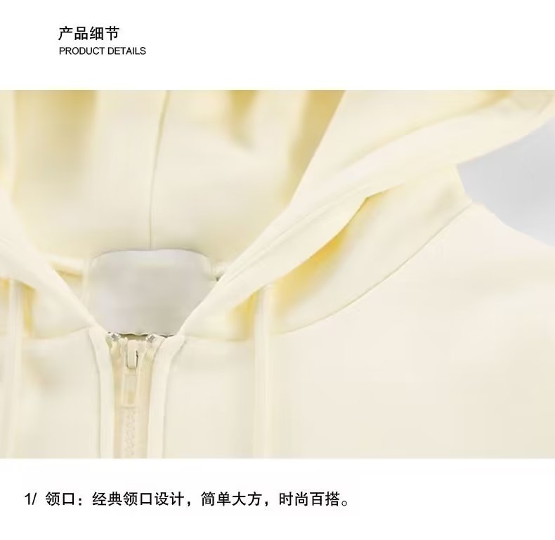 2023年跨境货源美式日系刺绣开衫连帽卫衣男宽松潮流百搭休闲外套详情6