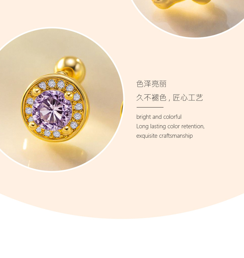 欧美INS风925纯银穿刺耳钉耳饰跨境嘻哈元素耳骨钉耳环女男恶魔钉详情8