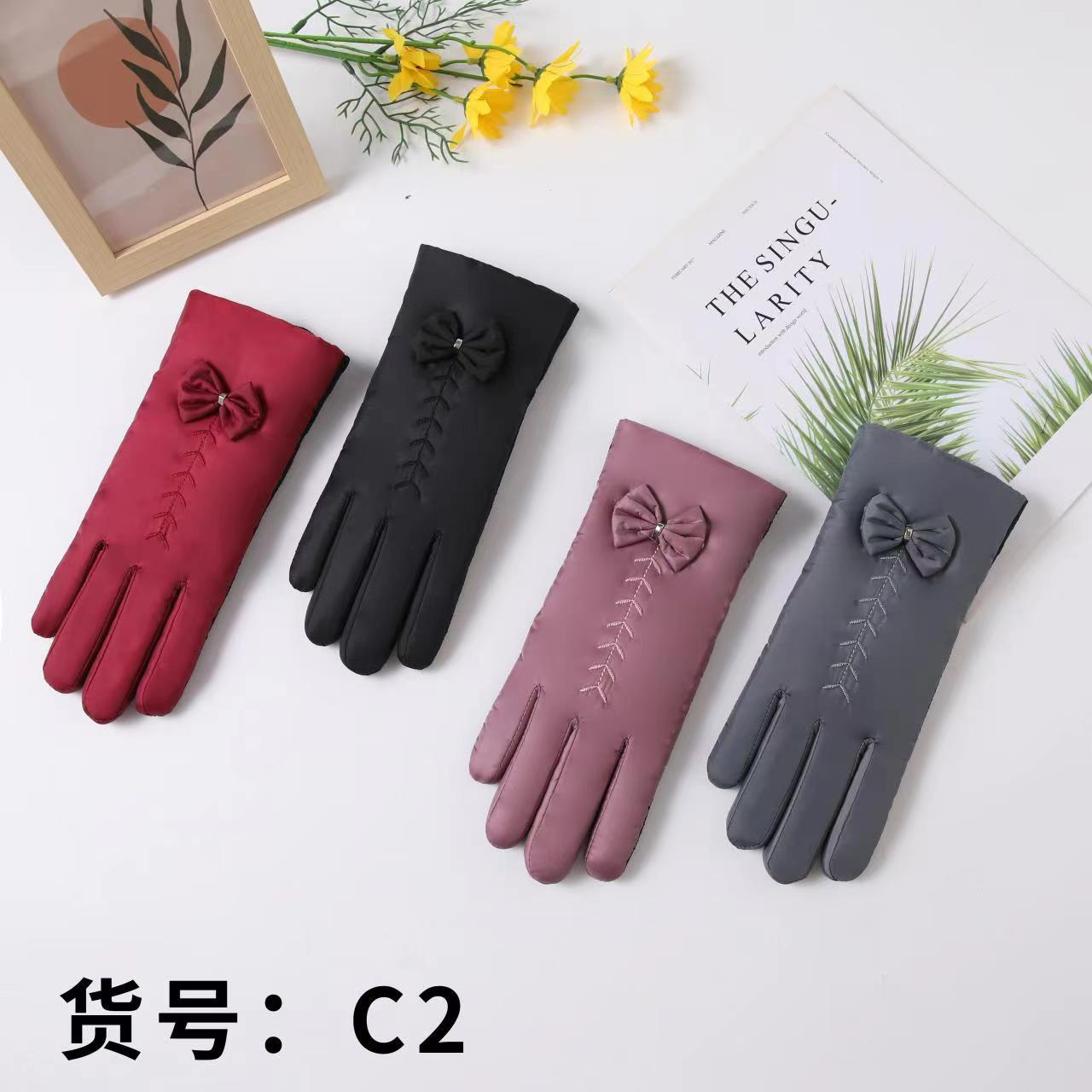 Cross-border adult gloves for women, warm gloves for street stalls, bicycle riding in stock, casual with fleece wholesale pic 5