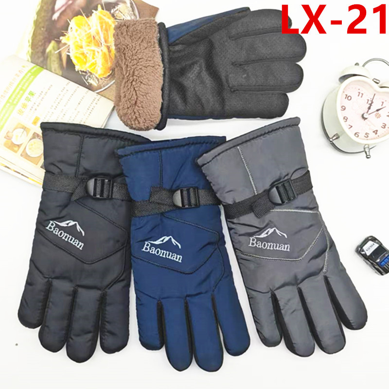 Wholesale of new fleece and thickened warm sports and outdoor skiing gloves, as well as windproof gloves for electric bikes and motorcycles pic 8