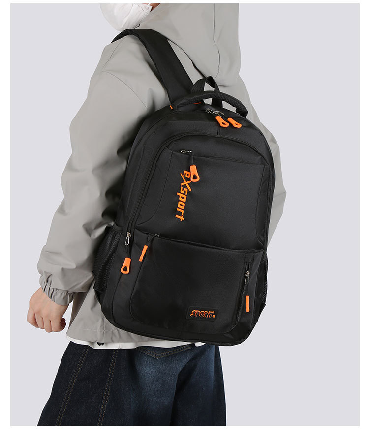 跨境外贸时尚新款容量男女大学生书包外出电脑背包休闲旅行双肩包详情19