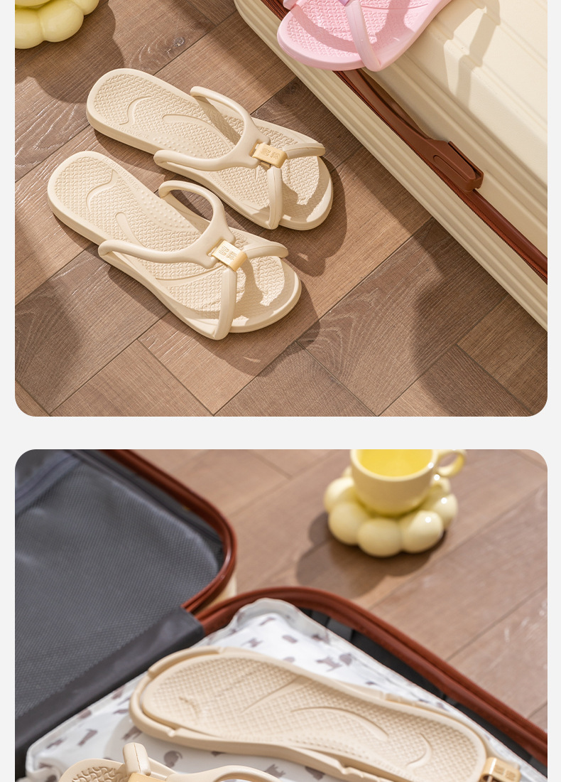 旅行便携式折叠拖鞋女新款出差专用浴室可洗澡防滑旅游沙滩凉鞋男详情14