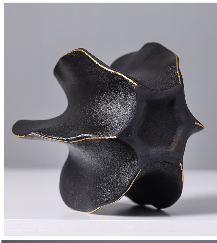 2026 New European-style flower arrangement vase, creative and simple ceramic flower vase, living room dining table, dried and fresh flowers, hydroponic decoration, home decoration, vase, ceramic decoration, ceramic vase handicraft, ceramic vase pic 9