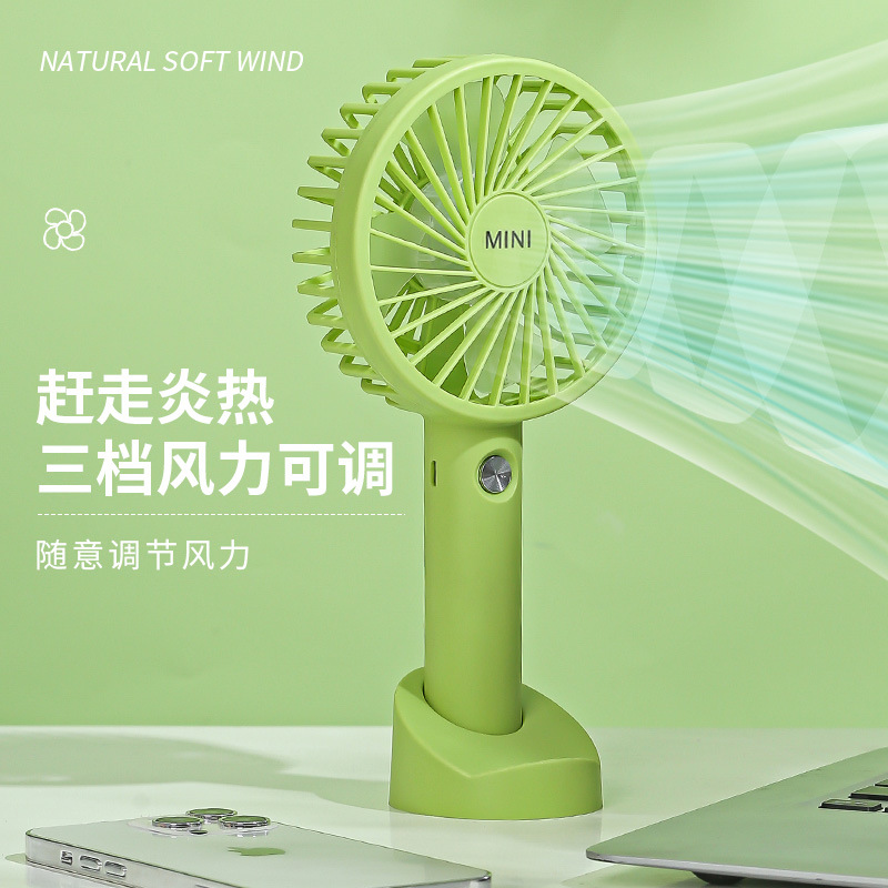 Wholesale usb small fan charging model gift Portable desktop bedside pocket mini 2025 new model handheld fan pic 28
