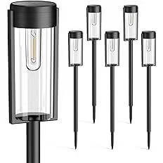 Solar garden lights, solar panel path lights, fire safety indicator lights, 1500 lumens, waterproof and energy-saving pic 18