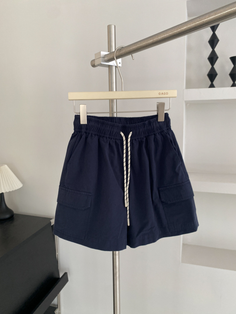 GAGD Japanese-style casual workwear shorts for women, Korean high-waisted loose, slimming, tight-waisted wide-leg shorts pic 28