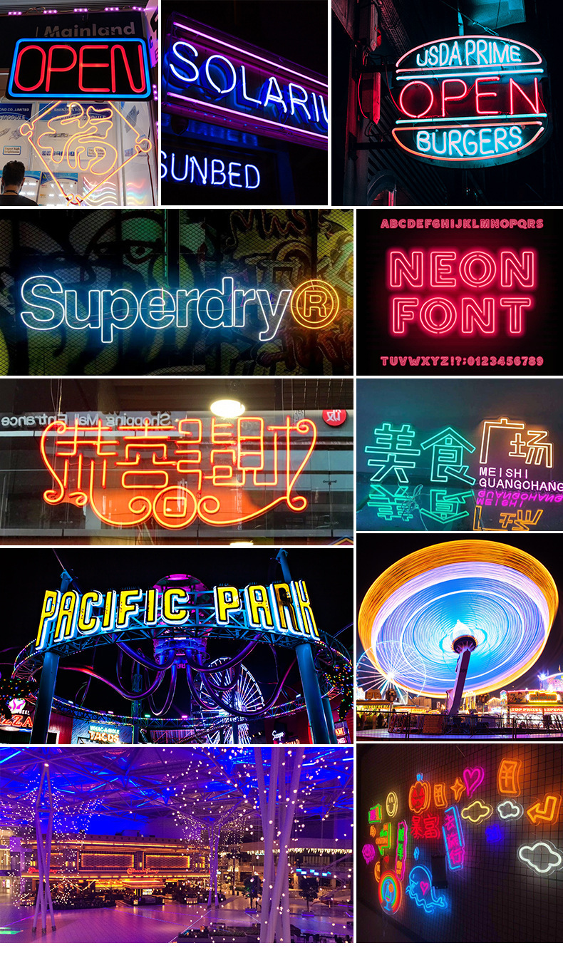 亚马逊跨境香烟创意LED霓虹灯广告牌柔性灯店铺装饰发光氛围灯详情16