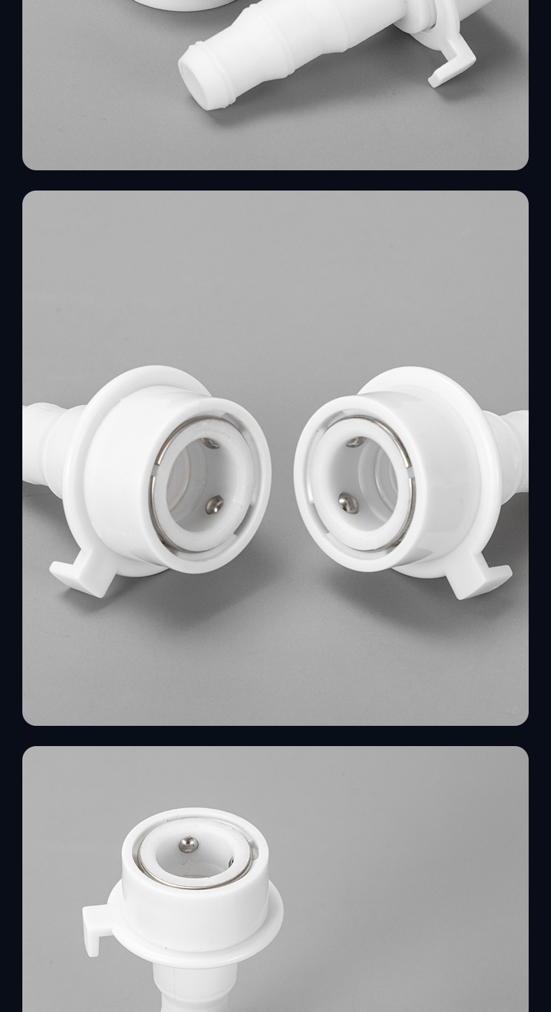 厂家直供塑料4分5分洗衣机龙头快接头接内径12-16洗车水管接头详情4