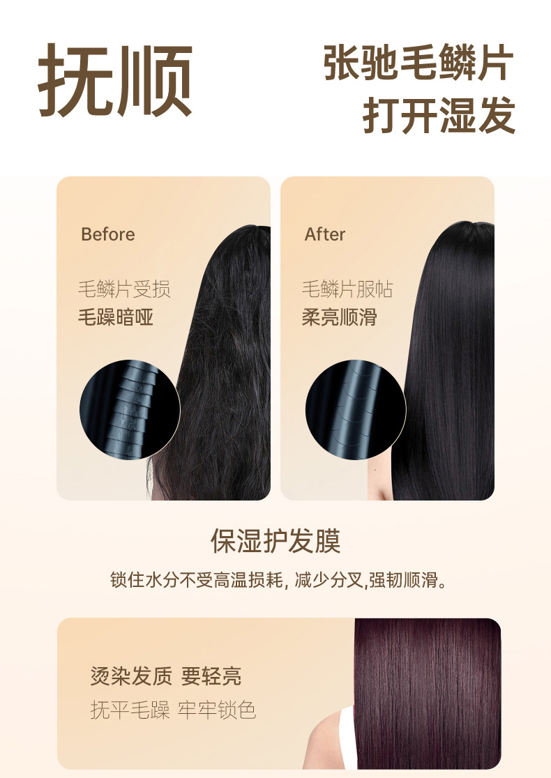 Hair dryers, popular products for home use, hotels, hair salons, cross-border hair dryers, wholesale from manufacturers, blue light negative ion cold and warm cutting pic 11