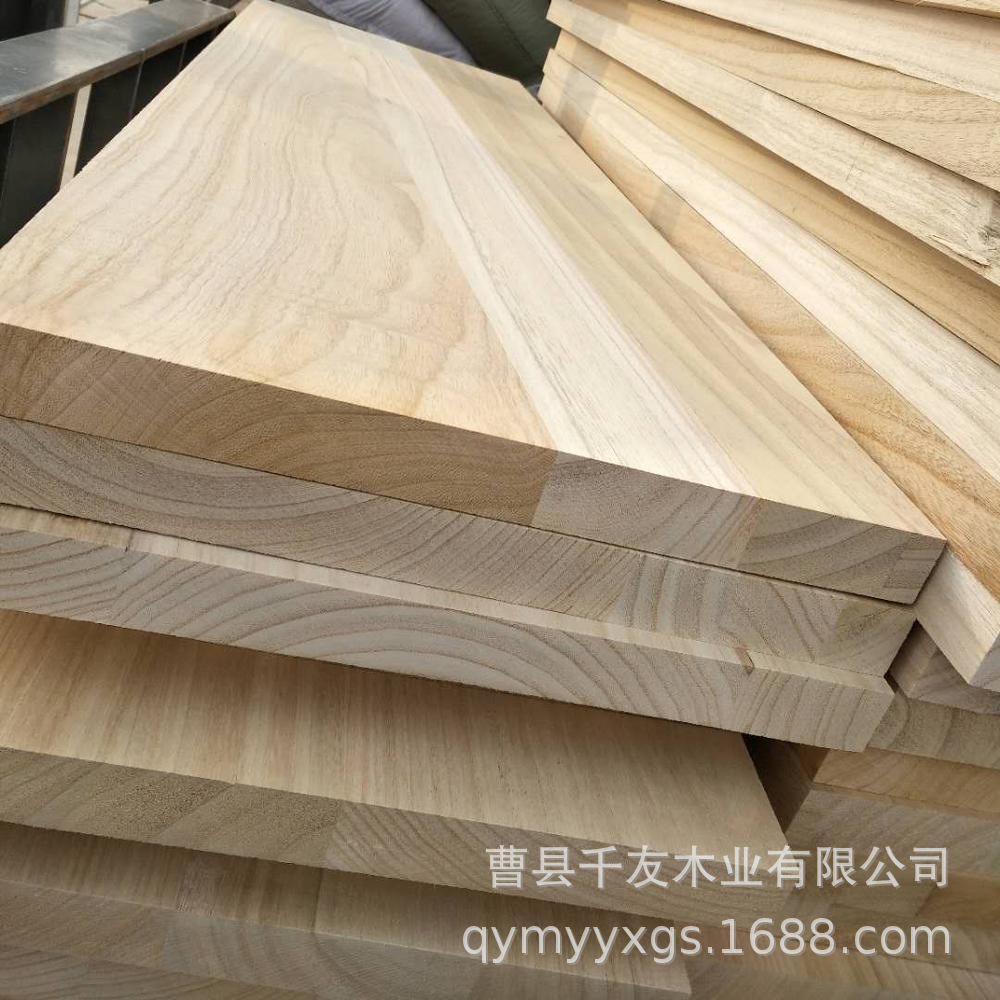 产地桐木拼板木板材 双A无结疤不易劈裂装饰家具泡桐拼板木板木条详情14