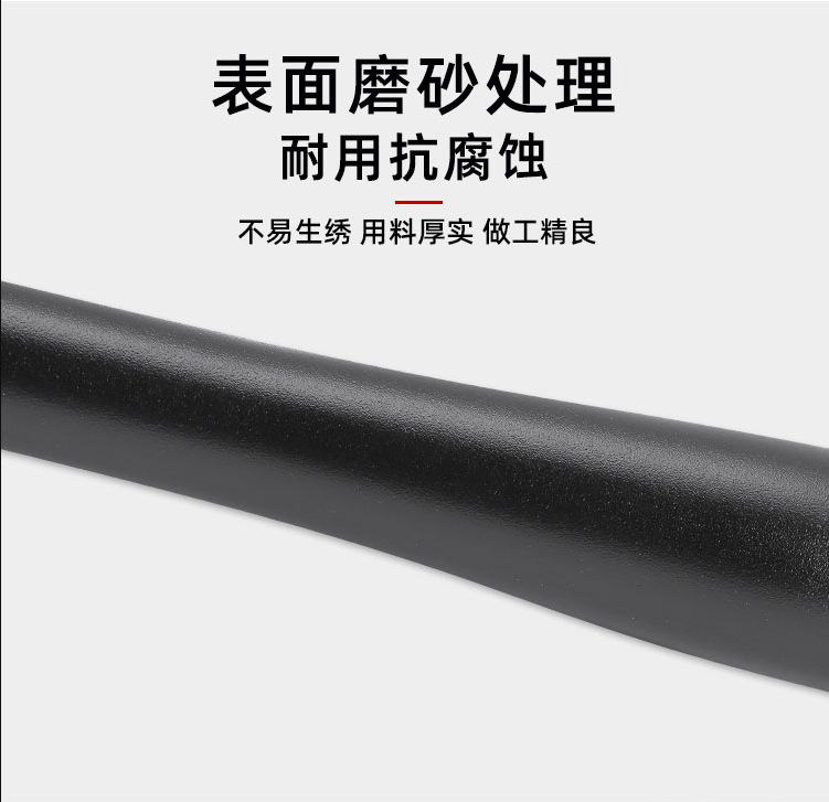 The handlebars are made of high carbon steel and aluminum alloy. The mountain bike handlebars are lengthened and the small handlebars are thickened pic 17