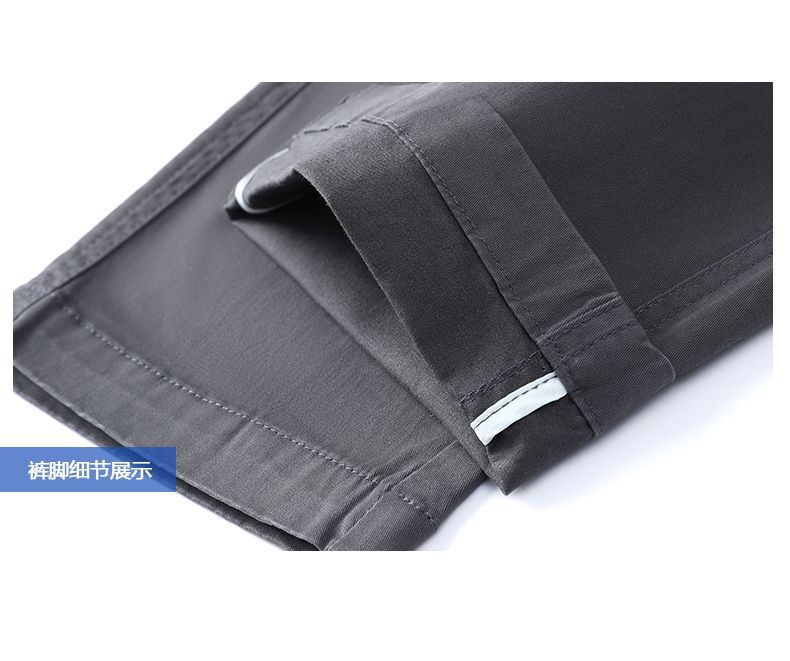 2025新款男士纯棉休闲裤宽松直筒长裤商务百搭春夏高端潮流裤子详情19