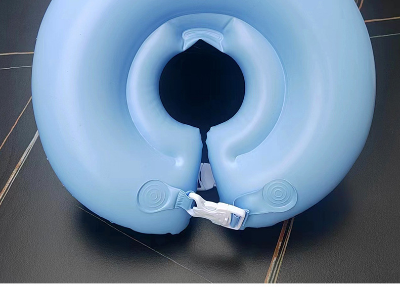 Wholesale of inflatable swimming neck rings for newborns and infants aged 0-6 months, with pressure type pic 11
