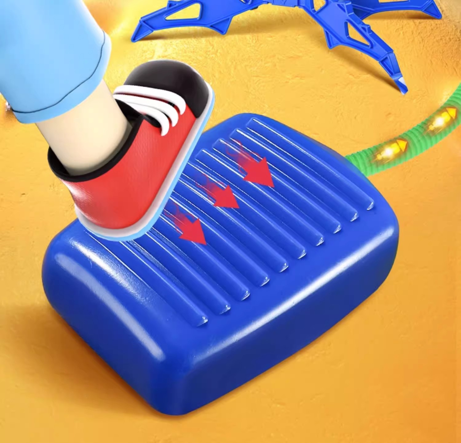 儿童脚踩冲天火箭发射筒户外脚踩飞天玩具冲天炮脚踏式发射器男孩详情22