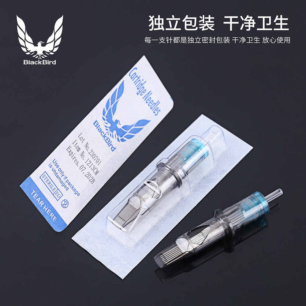 shanilak  黑鸟纹身一体针RLRSCM一次性马达机针纹身笔专用短针厂家直销详情7