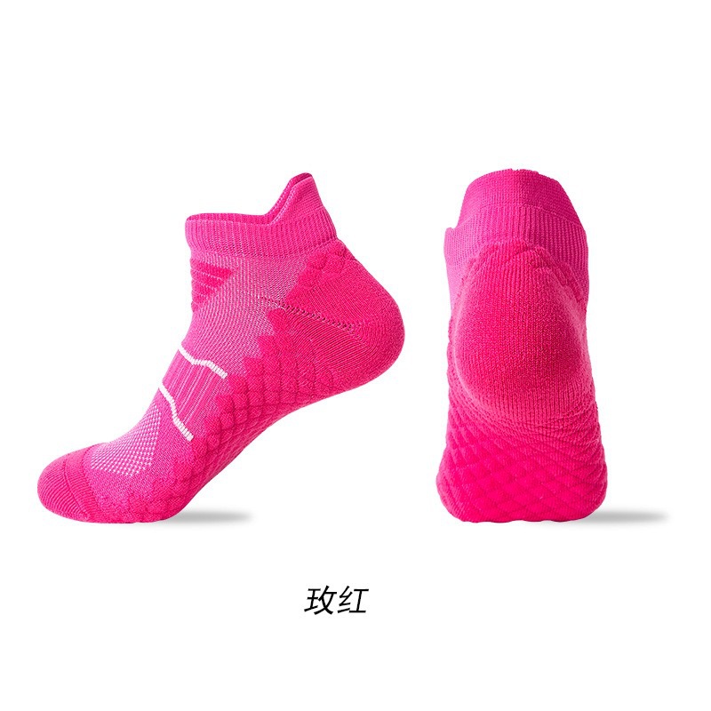 Spring and summer socks, short sports socks, outdoor running socks, anti-odor towel soles, shock-absorbing and anti-slip, couple basketball socks wholesale pic 11