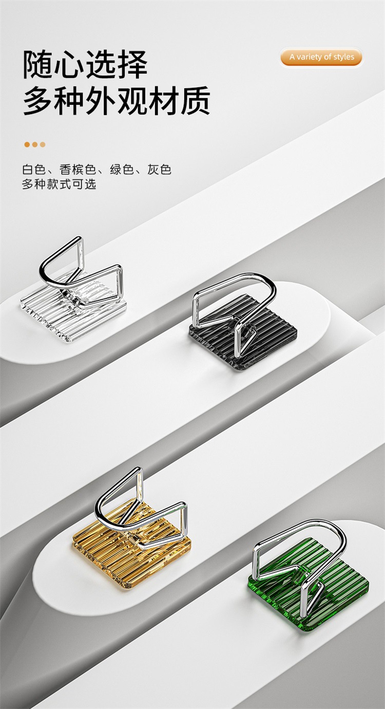 Wholesale of kitchen wall-mounted thickened high-load-bearing water filter rack, sponge rack, multi-functional sink and draining rack without drilling holes pic 3