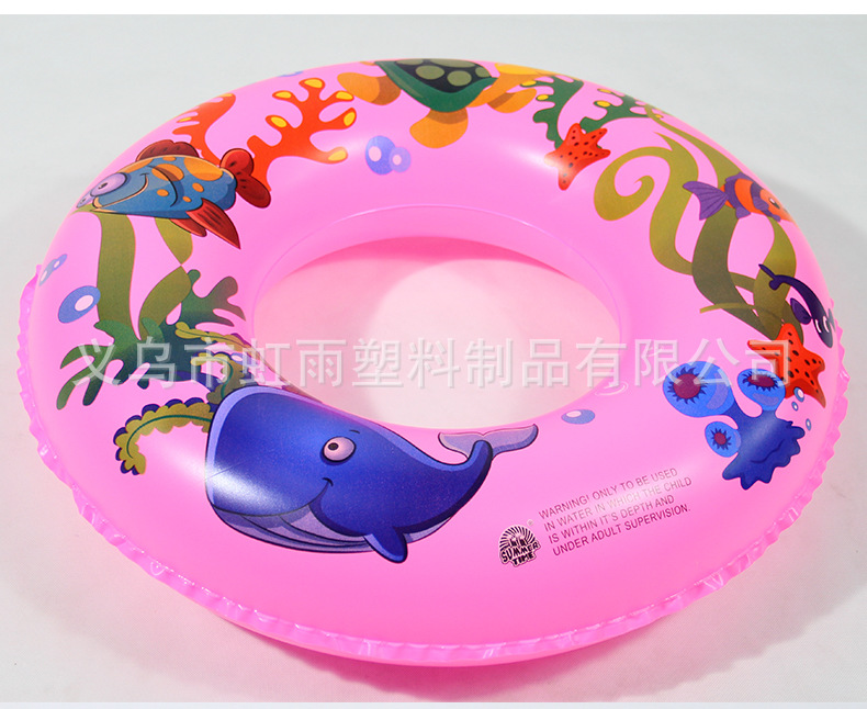 卡通儿童游泳座圈 婴儿游泳圈50-90麻纹圈儿童腋下浮圈救生圈详情24