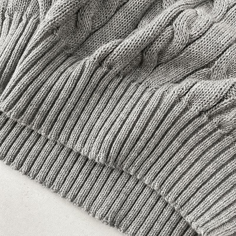 British-style ponytail embroidery braided short-sleeved knitted sweater for women, spring and summer retro style, thyme and base layer sweater pic 16