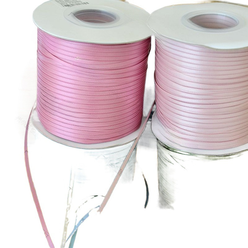 手工娃衣辅料花边辅料高品质DIY超细丝带 缎带 绸带 3MM 批发详情6