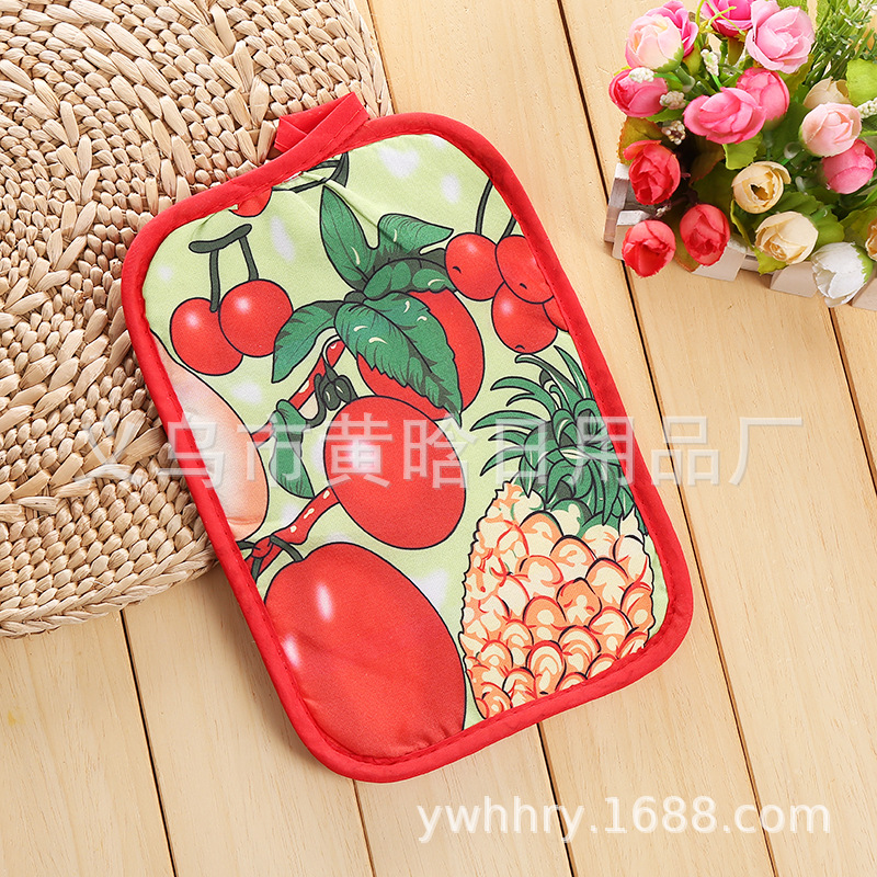 【 Chi Jia 】 Digital Printed extended heat insulation pad, kitchen fabric placemats, European-style heat insulation microwave oven pad pic 7
