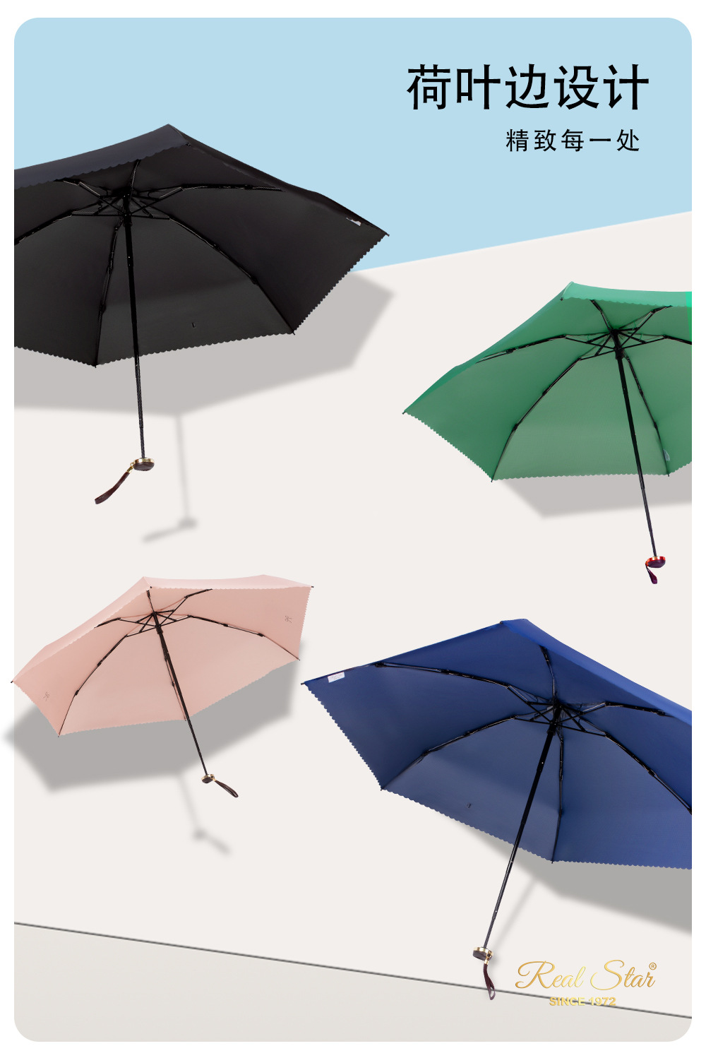 The new 50% discount ultra-light mini umbrella, UV-resistant and sunshade umbrella, nano-coated color plastic umbrella can be carried in a bag pic 7