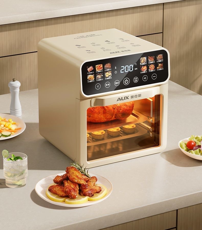 Brand air fryer visual model, multi-functional household smart large-capacity fully automatic microwave oven, French fries machine oven pic 27