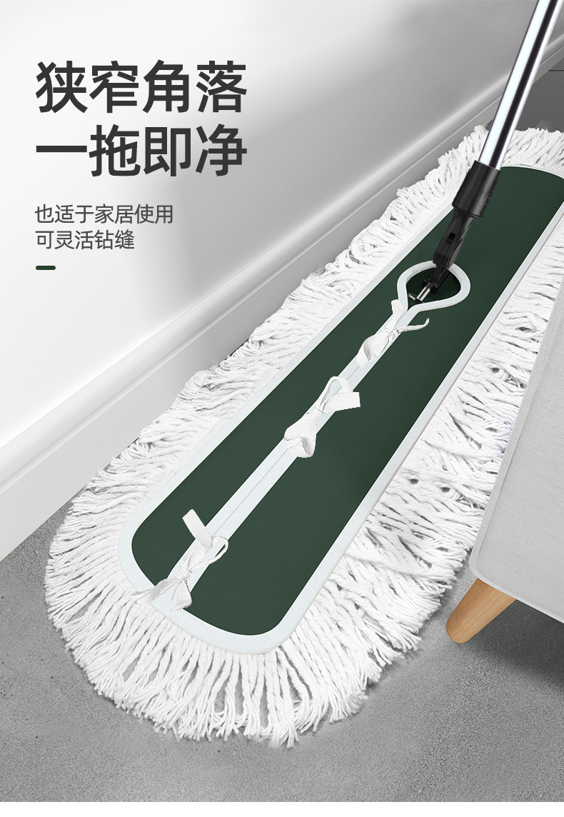 大号平板拖把神器一拖净家用免手洗懒人拖布墩布平拖布套式尘推布详情16