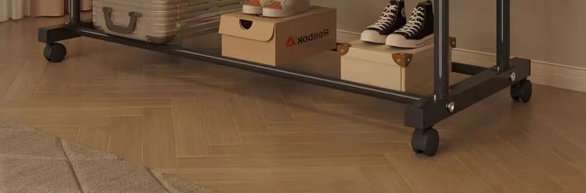 落地立式衣帽架简易衣架落地家用阳台室内简易晾衣架移动挂衣架详情17