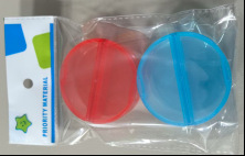 Portable transparent medicine storage box with high appearance level, mini one-week seven-day travel compartments, plastic medicine box, OPP bag pic 8